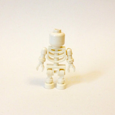 LEGO Minifigure-Skeleton with Standard Skull-(Minifigure: Other)-GEN001-Creative Brick Builders